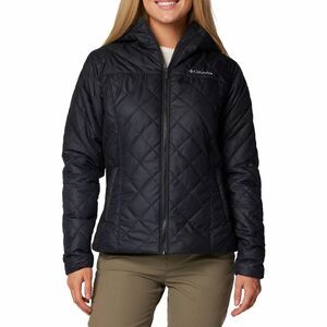 Columbia Copper Crest II Hooded Puffer Quilted Jacket in Black